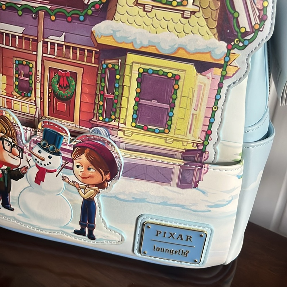 NWT SET Disney Pixar Loungefly UP mini backpack and wallet set - Picture 8 of 16